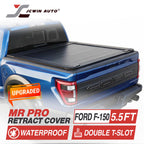 Ford F-150 MR PRO Retractable Tonneau Cover w/Double T-Slot Upgraded