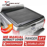 MB retractable tonneau cover for Ford Ranger branding JCWIN AUTO 