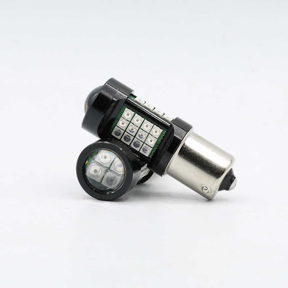 Single Color LED Light Bulbs - White/Amber/Red 36 SMDs - 1156 / 1157 / 3157 / 7443