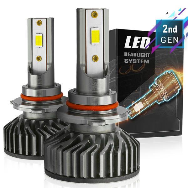 Syneticusa 9005/HB3 High Beams LED Headlight Bulbs, 27W