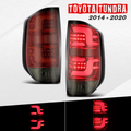 AlphaRex 2014-2021 Toyota Tundra Tail Lights LED Red Smoke Brake Lamp Assembly
