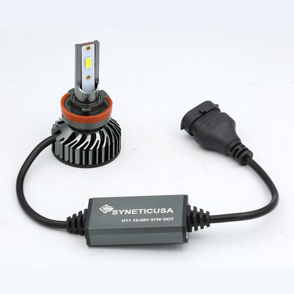 F2 Series LED Headlight Bulbs, 27W 6000K White CSP