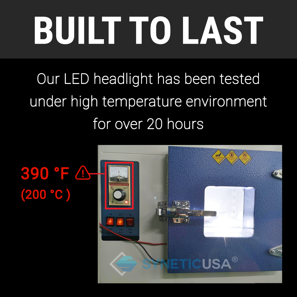 F2 Series LED Headlight Bulbs, 27W 6000K White CSP