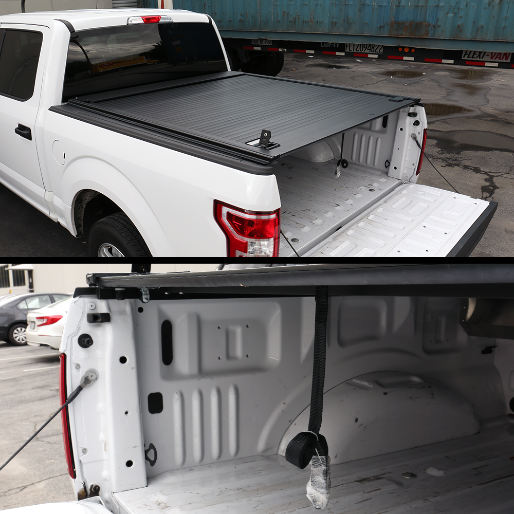 Hard Aluminum MB Manual Retractable Tonneau Cover