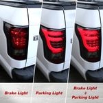 AlphaRex 2015-2017 Ford F150 LED Red Smoke Tail Light Brake Lamp Housing Assembly