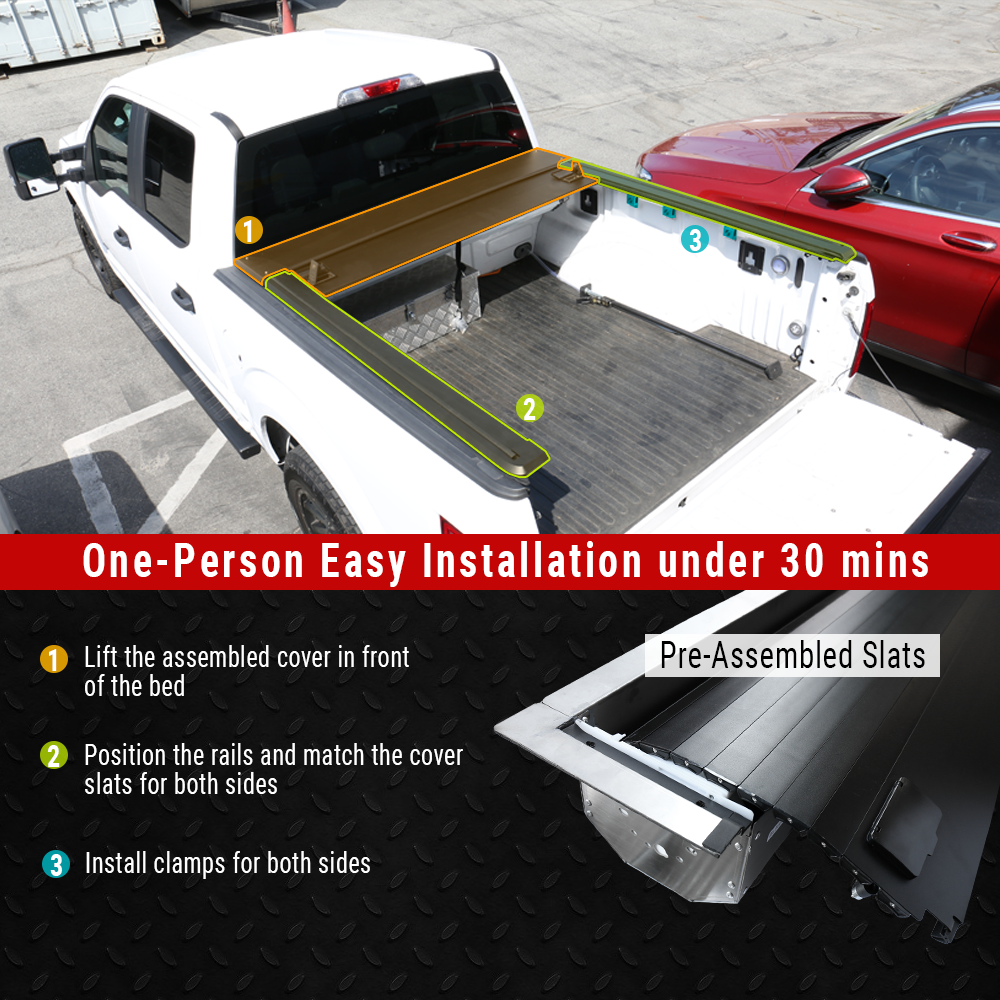 Chevy Silverado/GMC Sierra 1500 MR PRO Retractable Tonneau Cover