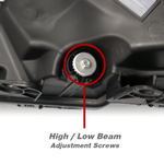 Ford F-150 (2018-'19) Alpharex Projector Headlight Assembly (Matt Black)