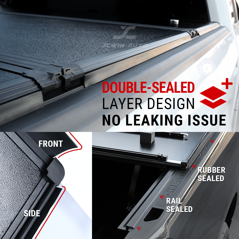 Chevy Silverado/Sierra Hard Quad Fold Tonneau Cover (2014-2020 5.8ft)