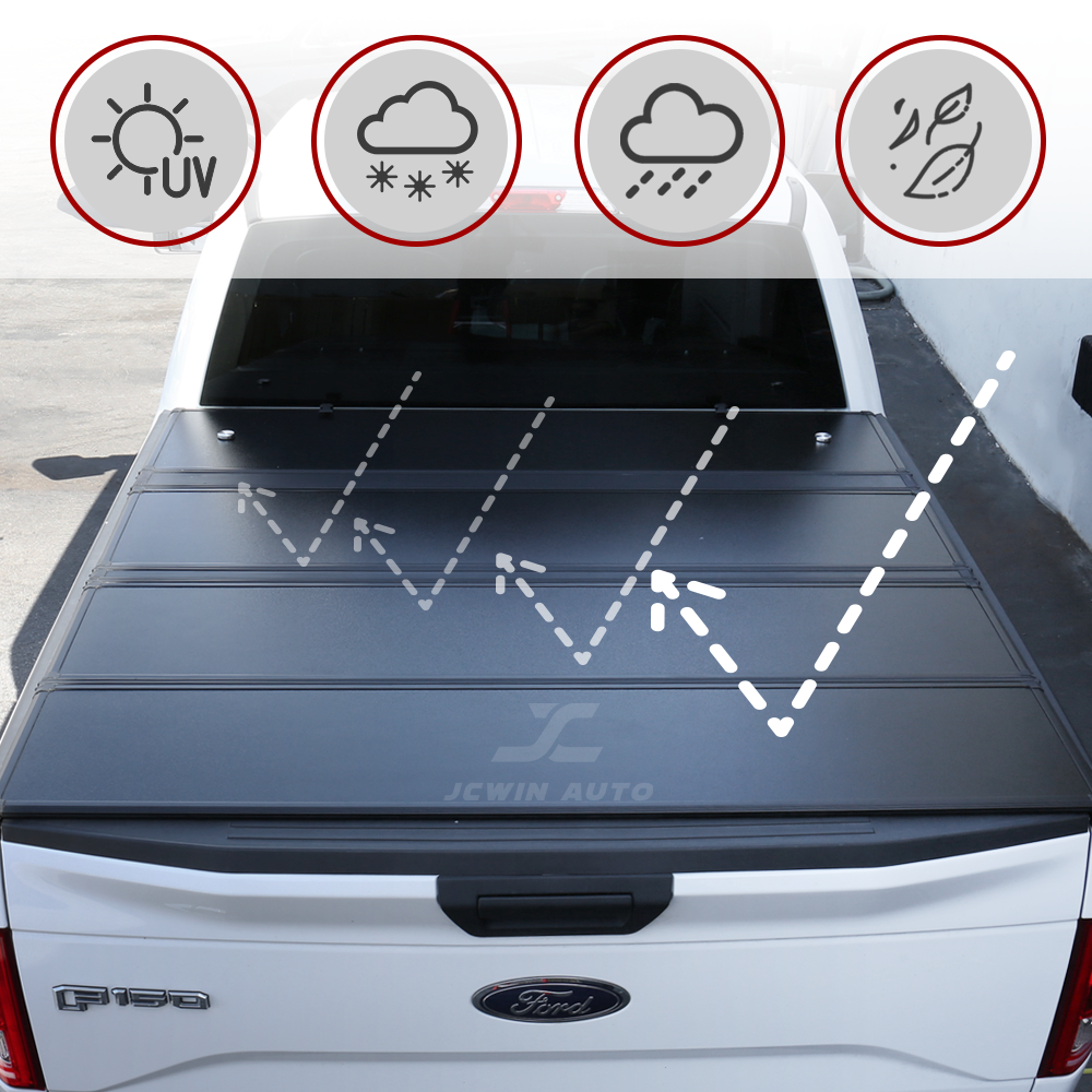 Chevy Silverado/Sierra Hard Quad Fold Tonneau Cover (2014-2020 5.8ft)