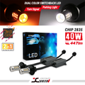 Error Free White/Amber LED Type2 Switchback Bulbs