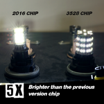 1157/3157/7443 WHITE REVERSE/BRAKE/SIGNAL LED BULBS (SMD 2016, 24 LED chips)