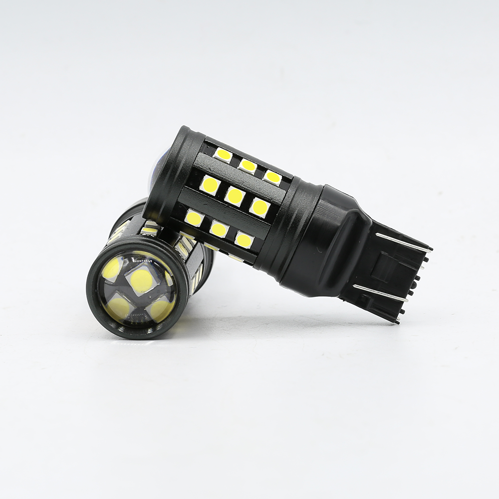 1157/3157/7443 White Extra Bright Reverse/Brake/Signal LED Bulbs (SMD 3030, 30 LED chips)