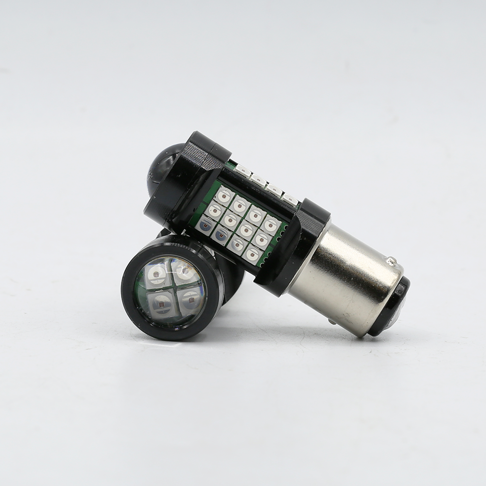 1157/3157/7443 Red Extra Bright Tail Brake LED Bulbs (SMD 3030, 36 LED chips)