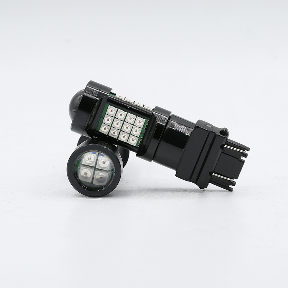1157/3157/7443 Red Extra Bright Tail Brake LED Bulbs (SMD 3030, 36 LED chips)