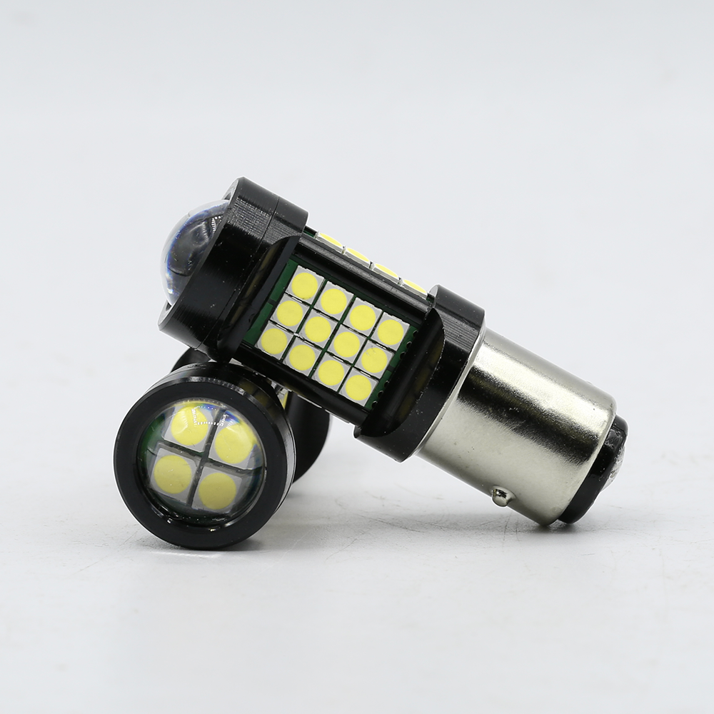 1157/3157/7443 White Extra Bright Reverse/Brake/Signal LED Bulbs (SMD 3030, 36 LED chips)