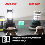 1157/3157/7443 White Extra Bright Reverse/Brake/Signal LED Bulbs (SMD 3030, 36 LED chips)