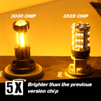 1157/3157/7443 Yellow Extra Bright Turn Signal LED Bulbs (SMD 3030, 36 LED chips)